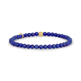 Lapis Lazuli Bead Bracelet | 4MM - Unisex Bead Bracelet - The Steel Shop