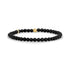 Matte Black Bead Bracelet | 4MM - Unisex Bead Bracelet - The Steel Shop