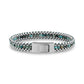 Rear view of African turquoise bracelet showcasing clasp detail