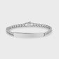5mm Sleek Cuban Link ID Bracelet