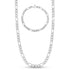 5mm Figaro Set | Silver - Sets - The Steel Shop