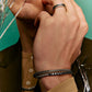 Midnight Franco Tennis Bracelet - Mens Steel Bracelets - The Steel Shop