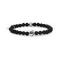 6mm Matte Black Onyx Zodiac Bead Bracelet - Unisex Bead Bracelet - The Steel Shop