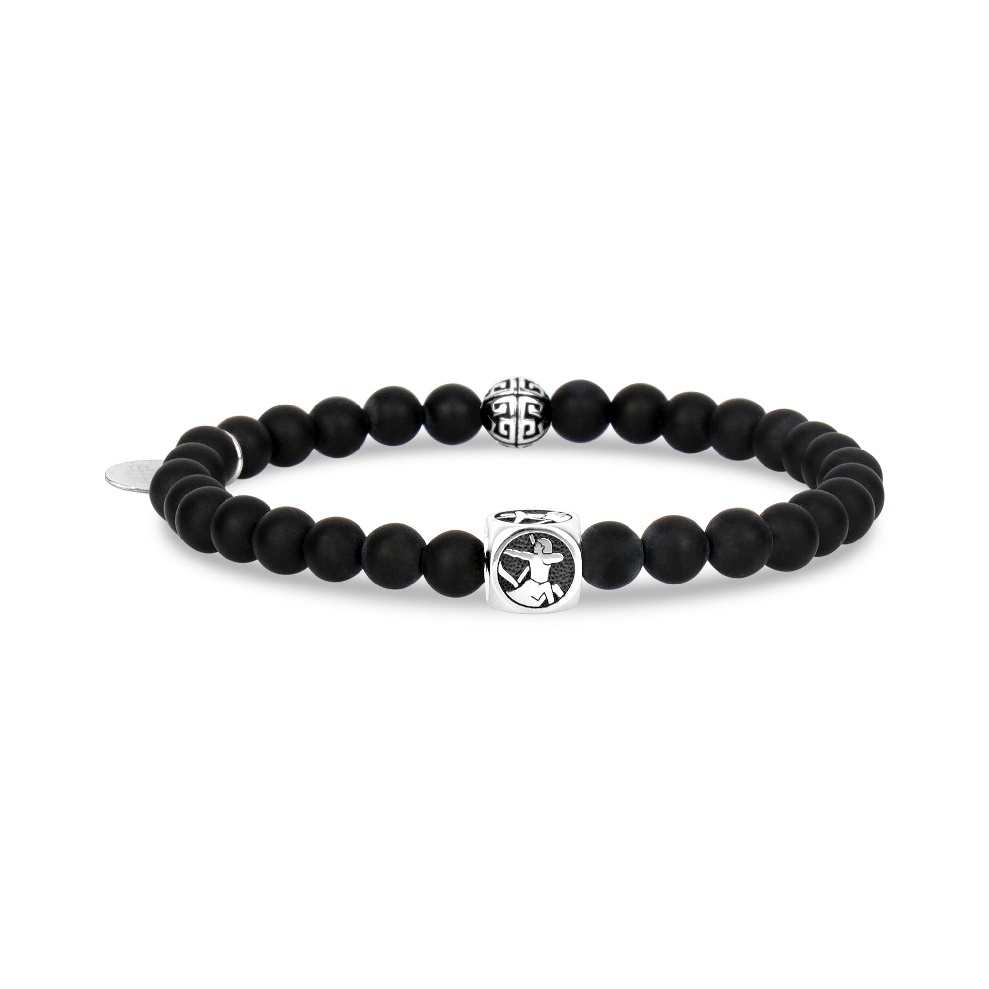 6mm Matte Black Onyx Zodiac Bead Bracelet – The Steel Shop