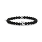 6mm Matte Black Onyx Zodiac Bead Bracelet - Unisex Bead Bracelet - The Steel Shop
