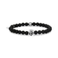 6mm Matte Black Onyx Zodiac Bead Bracelet - Unisex Bead Bracelet - The Steel Shop