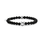 6mm Matte Black Onyx Zodiac Bead Bracelet - Unisex Bead Bracelet - The Steel Shop