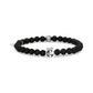 6mm Matte Black Onyx Zodiac Bead Bracelet - Unisex Bead Bracelet - The Steel Shop