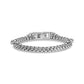 Double Strand Round Box Link Steel Bracelet