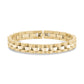 8mm gold stainless steel watch link bracelet