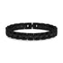 8mm Watch Link Bracelet - Mens Steel Bracelets - Black