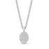 Engravable Oval Gemini Zodiac Pendant