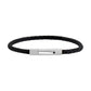 4mm Detailed Leather Bracelet - Mens Steel Leather Bracelets - The Steel Shop