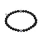 6mm Evil Eye Stone Bead Bracelet - Unisex Bead Bracelet - The Steel Shop