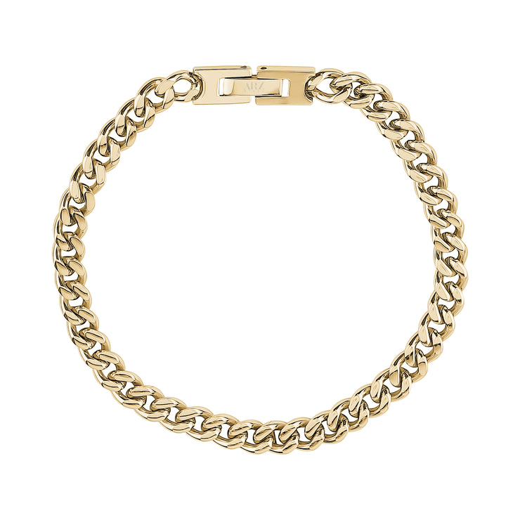 6mm Gold Cuban Link Bracelet