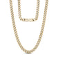 6mm Gold Cuban Link Chain Necklace