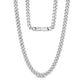6mm Stainless Steel Cuban Link Chain Necklace