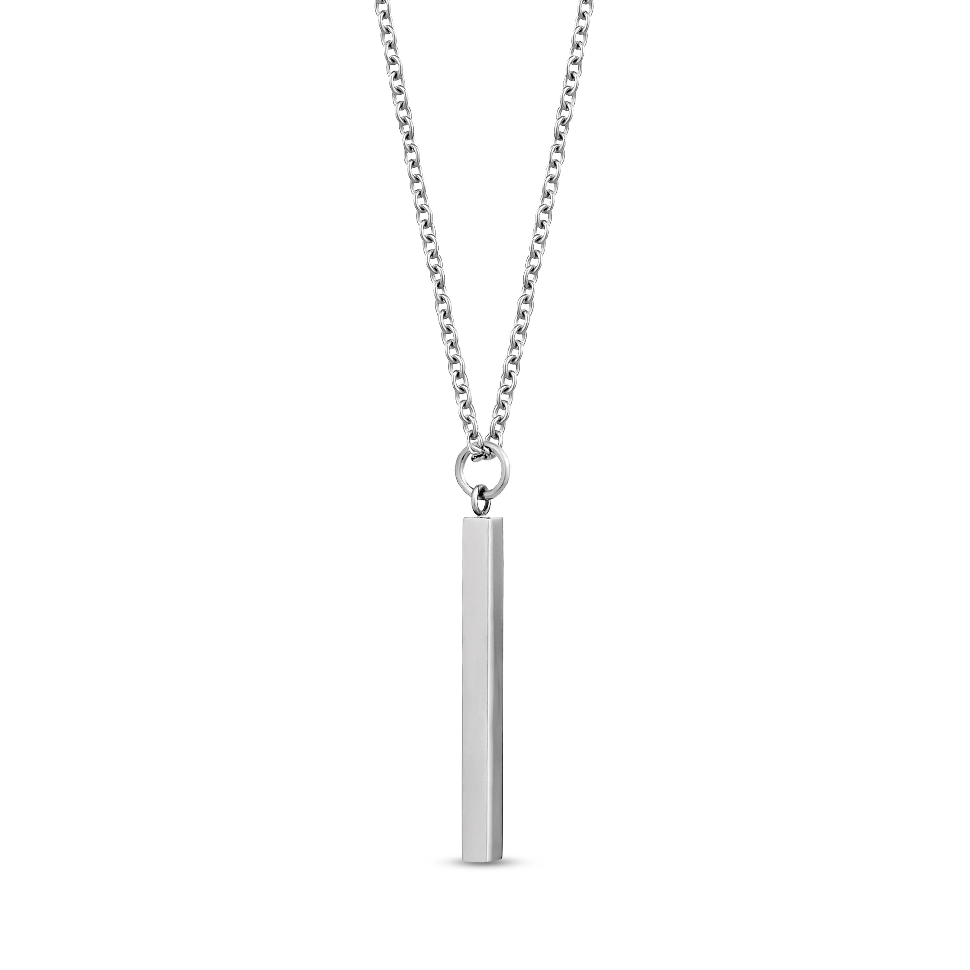 Slim Bar Pendant - Women Pendant - The Steel Shop
