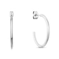 25mm Lightweight Hoop Earrings - Earrings - The Steel Shop