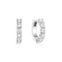 16mm Cubic Zircon Huggie Earrings - Earrings - The Steel Shop
