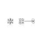 6.5mm Cubic Zircon Studs - Earrings - The Steel Shop