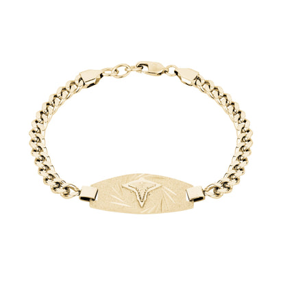 Medical Bracelets - Gold Medical ID Cuban Link Bracelet