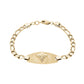 Medical Bracelets - Gold Medical ID Figaro Link Bracelet