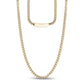 Men’s slim 3mm Franco link chain crafted from premium stainless steel, ideal for everyday wear  