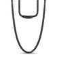 Minimalist stainless steel Franco link chain for men, showcasing chain texture and shine