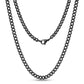 Versatile unisex Cuban link chain necklace crafted from premium stainless steel  