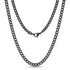 Versatile unisex Cuban link chain necklace crafted from premium stainless steel  