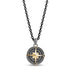 Men Pendant - Black & Gold North Star Pendant
