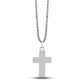 Men Pendant - Steel Cross Engravable Pendant