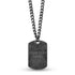 Men Pendant - Engravable Antiqued Dog Tag