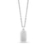 Men Pendant - Engravable Steel Dog Tag Cremation Pendant For Ashes