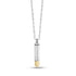 Men Pendant - Gold Bullet Fashion Cremation Urn Pendant for Ashes