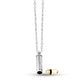 Men Pendant - Gold Bullet Cremation Urn Pendant
