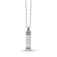 Men Pendant - Rectangle Bar Engravable Cremation Urn Pendant