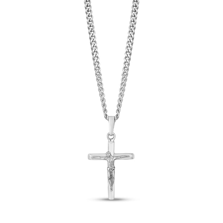 Men Pendant - Stainless Steel Crucifix Cross Pendant