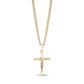 Men Pendant - Gold Stainless Steel Crucifix Cross Pendant