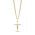 Men Pendant - Gold Stainless Steel Crucifix Cross Pendant