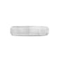 Men Ring - 5mm Faceted Matte Steel Engravable Band Ring
