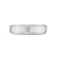 Men Ring - 6mm Beveled Edge Flat Steel Engravable Band Ring