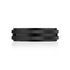 Men Ring - 7mm Black Stainless Steel Wedding Band Ring - Engravable