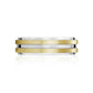 Men Ring - 7mm Gold Stainless Steel Wedding Band Ring - Engravable