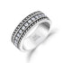 8mm C.Z Stone Band - Men Ring - The Steel Shop