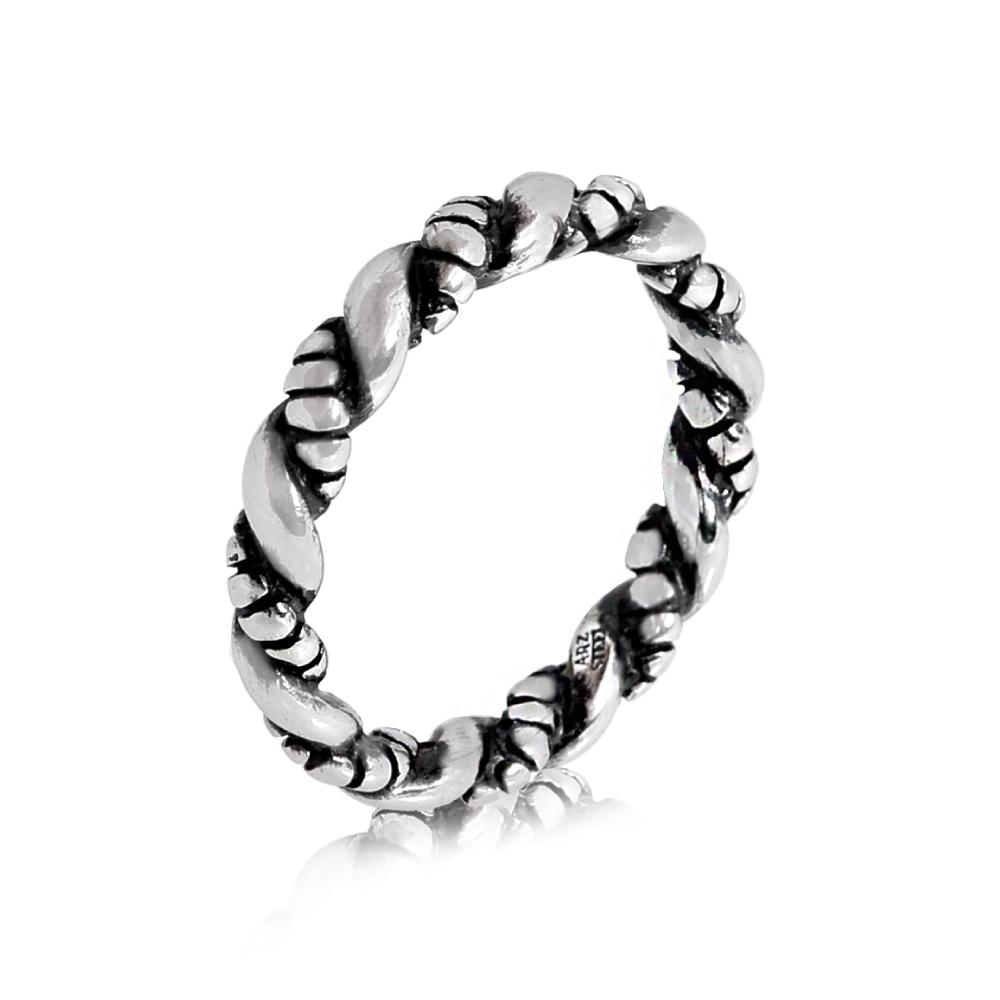 Men Ring - Twisted Cable Stainless Steel Ring