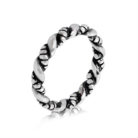 Men Ring - Twisted Cable Stainless Steel Ring