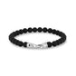 Mens Steel Bead Bracelets - 6mm Matte Steel Clasp Bead Bracelet