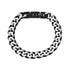 Mens Steel Bracelets - 11mm Black Two Tone Steel Cuban Link Bracelet